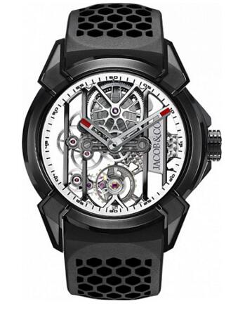 Review Jacob Co watch Replica EPIC X BLACK TITANIUM EX100.21.PS.WB.A